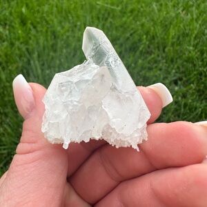 Clear Quartz Cluster Crystal - Translucent White From Madagascar